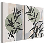Tablou modular pe pânză Două imagini ale unei plante